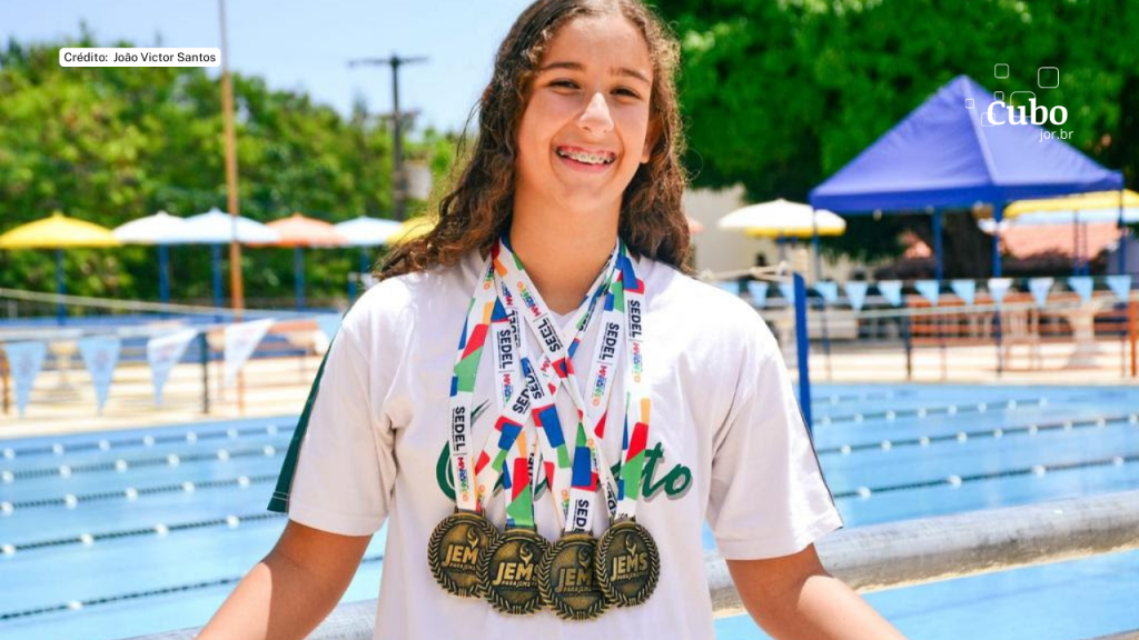 Sofia Duailibe conquista quatro ouros na disputa da natação dos&nbsp;JEMs