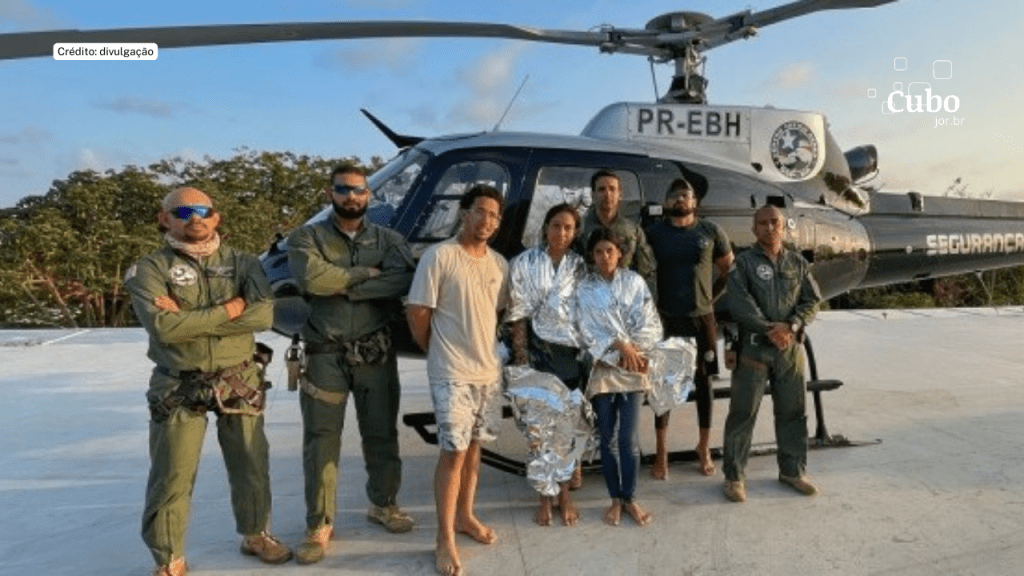 Grupos de pesquisadores são resgatados por equipe da CTA na Praia da&nbsp;Guia