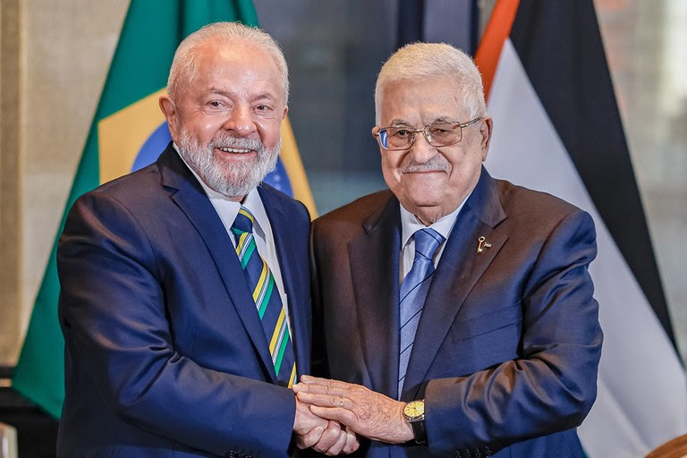Lula se reúne com presidente da Palestina em Nova&nbsp;York