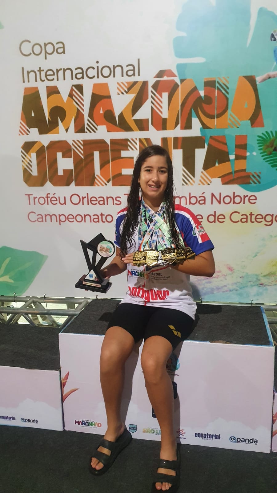 Sofia Duailibe conquista 8 medalhas no Troféu Amazônia&nbsp;Ocidental