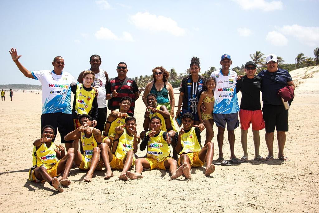 B9 é campeão do torneio de travinha do Praia do&nbsp;Futebol