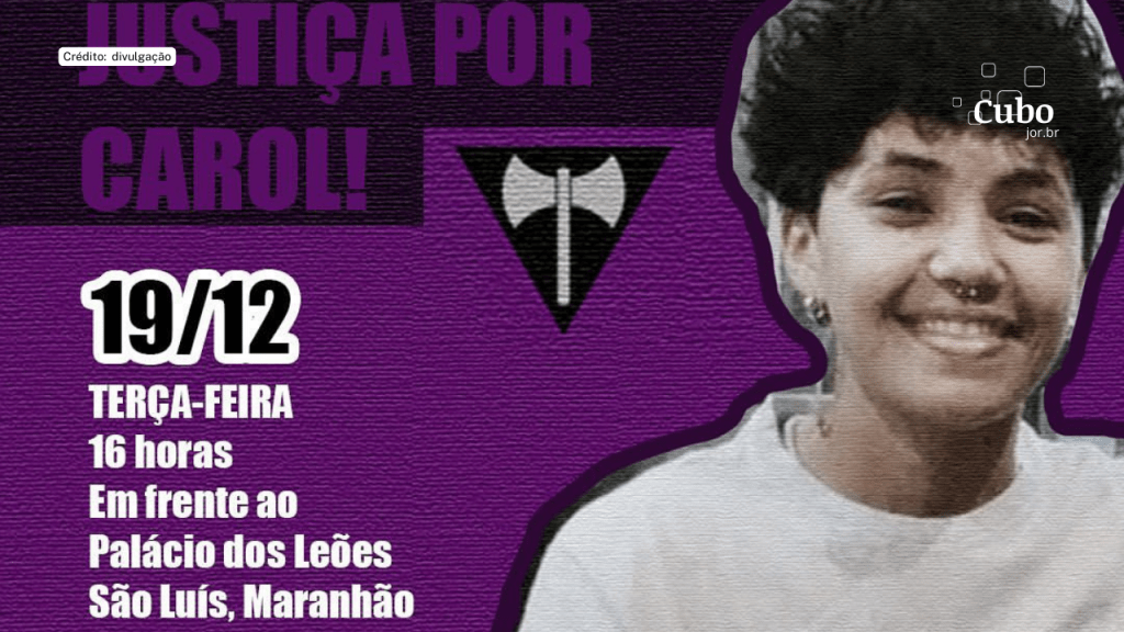 Ato em Memória de Ana Caroline nesta terça-feira em frente ao Palácio dos&nbsp;Leões