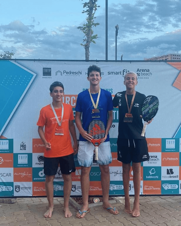 Augusto Neto se destaca em três etapas do Circuito Nacional de Beach&nbsp;Tennis