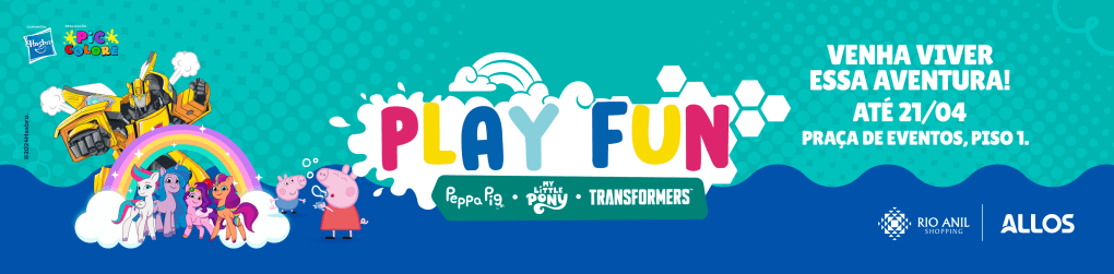 Circuito Play Fun leva as crianças a uma jornada ao universo mágico de algumas das marcas mais icônicas e amadas da&nbsp;Hasbro