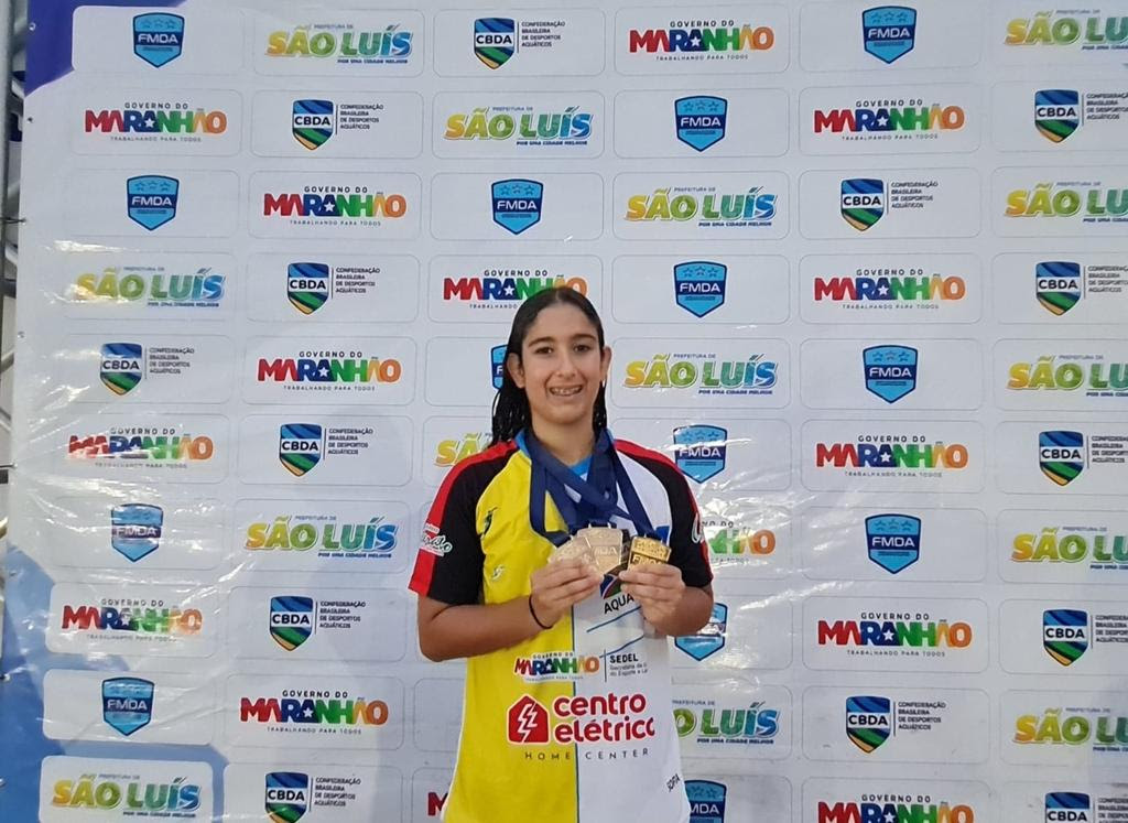 Sofia Duailibe vai competir em cinco provas na Copa Nordeste de&nbsp;Natação