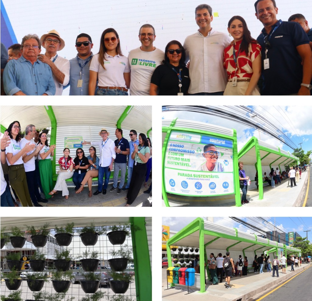 EQUATORIAL MARANHÃO E PREFEITURA DE SÃO LUÍS INAUGURAM PRIMEIRA PARADA DE ÔNIBUS&nbsp;SUSTENTÁVEL