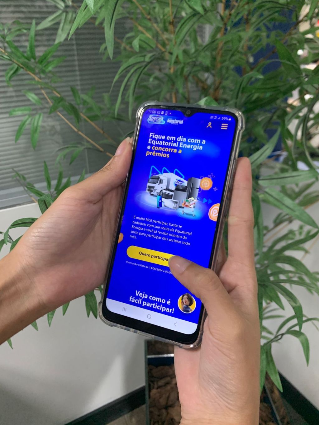 Saiba como se cadastrar e concorrer a prêmios na Promoção Energia em&nbsp;Dia