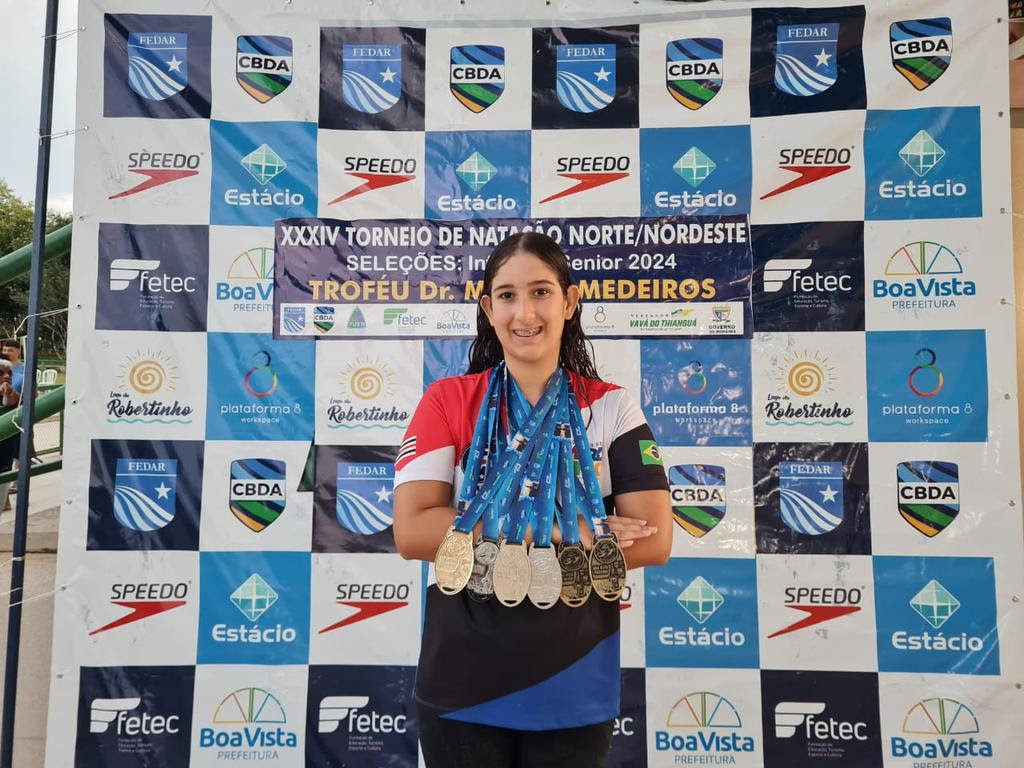 Natação: Sofia Duailibe fatura seis medalhas no Norte-Nordeste de&nbsp;Seleções