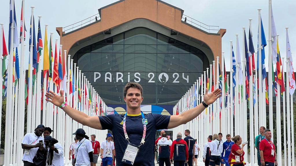 Bruno Lobo celebra aniversário na cerimônia de abertura dos Jogos&nbsp;Olímpicos