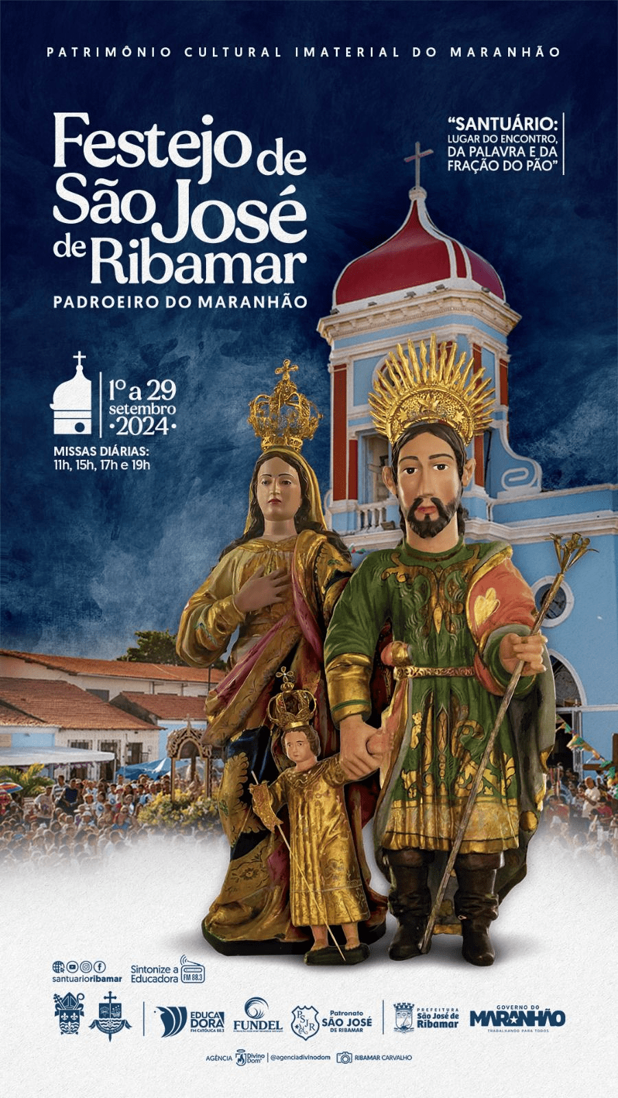 Festejo de São José de Ribamar começa neste domingo e promete movimentar o&nbsp;Maranhão