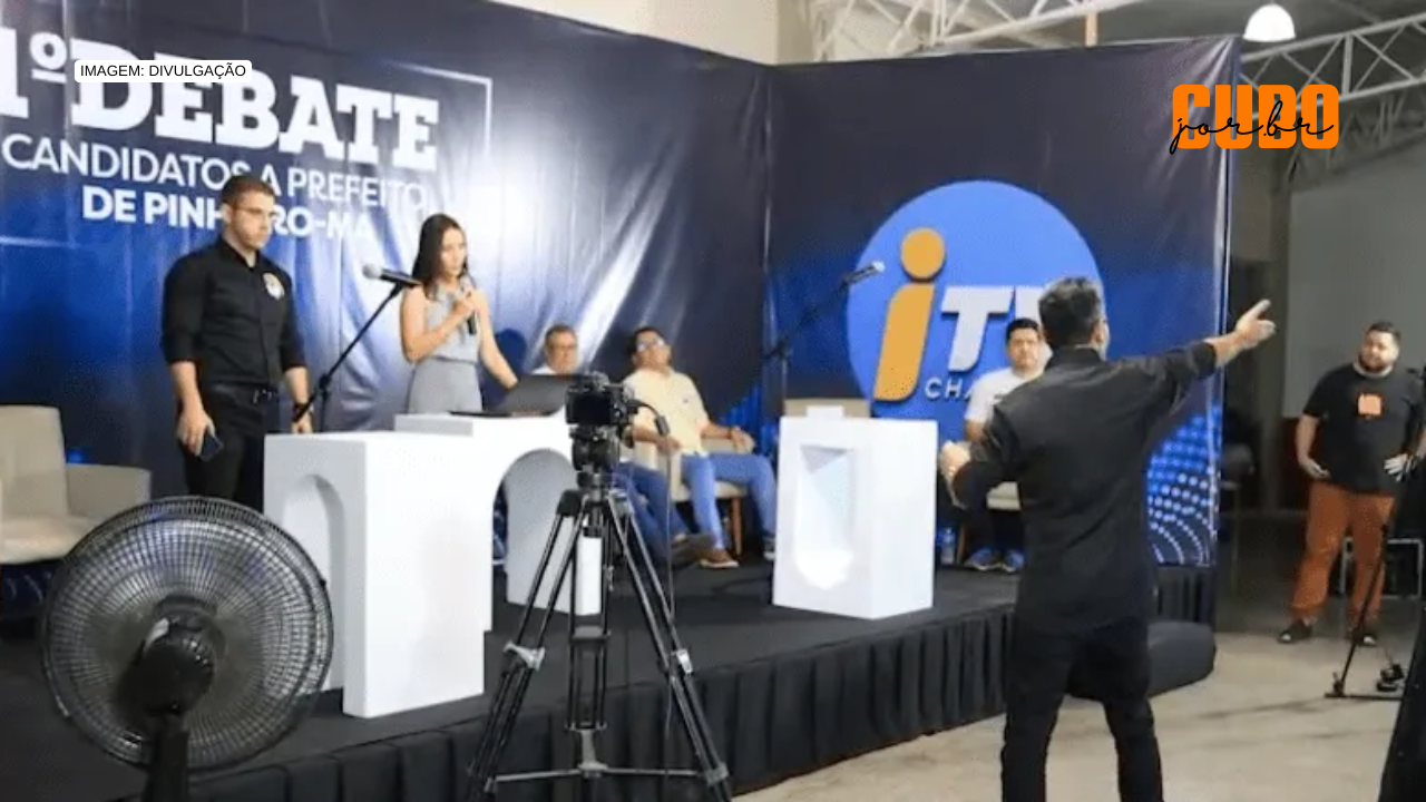 Marqueteiro invade debate em Pinheiro e provoca confusão ao ameaçar retirar candidato