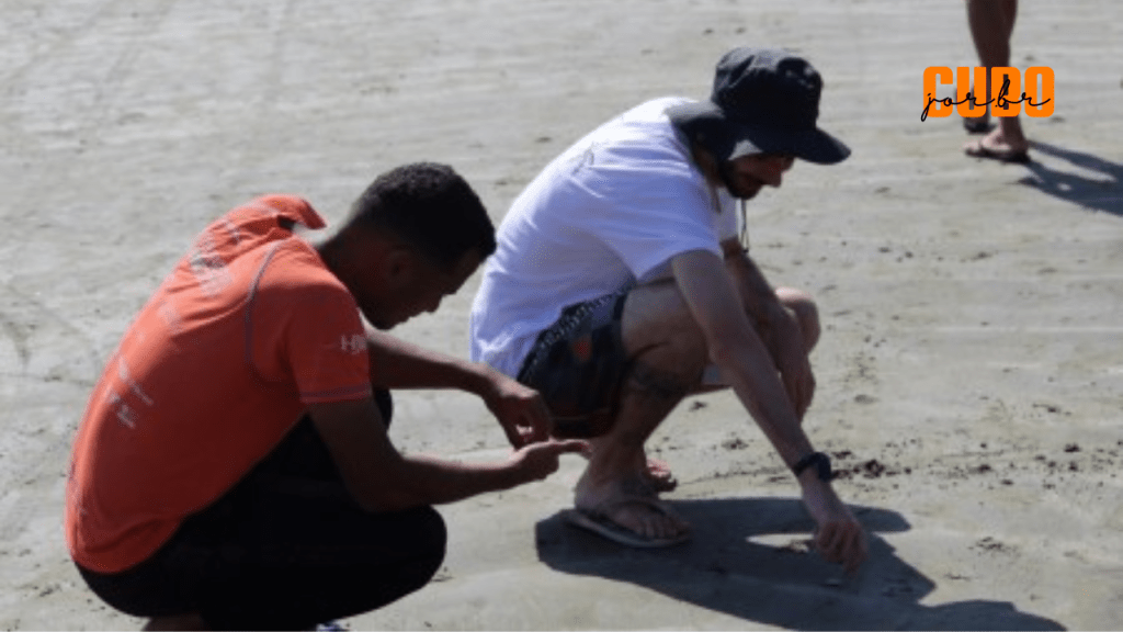 Comunidade protegida por lei, praia do Perequê é ameaçada por lixo deixado por&nbsp;banhistas