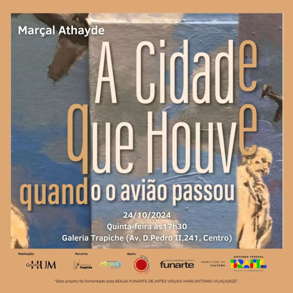 Exposição de Marçal Athayde na Galeria Trapiche revisita São Luís por meio da poesia e memória&nbsp;visual