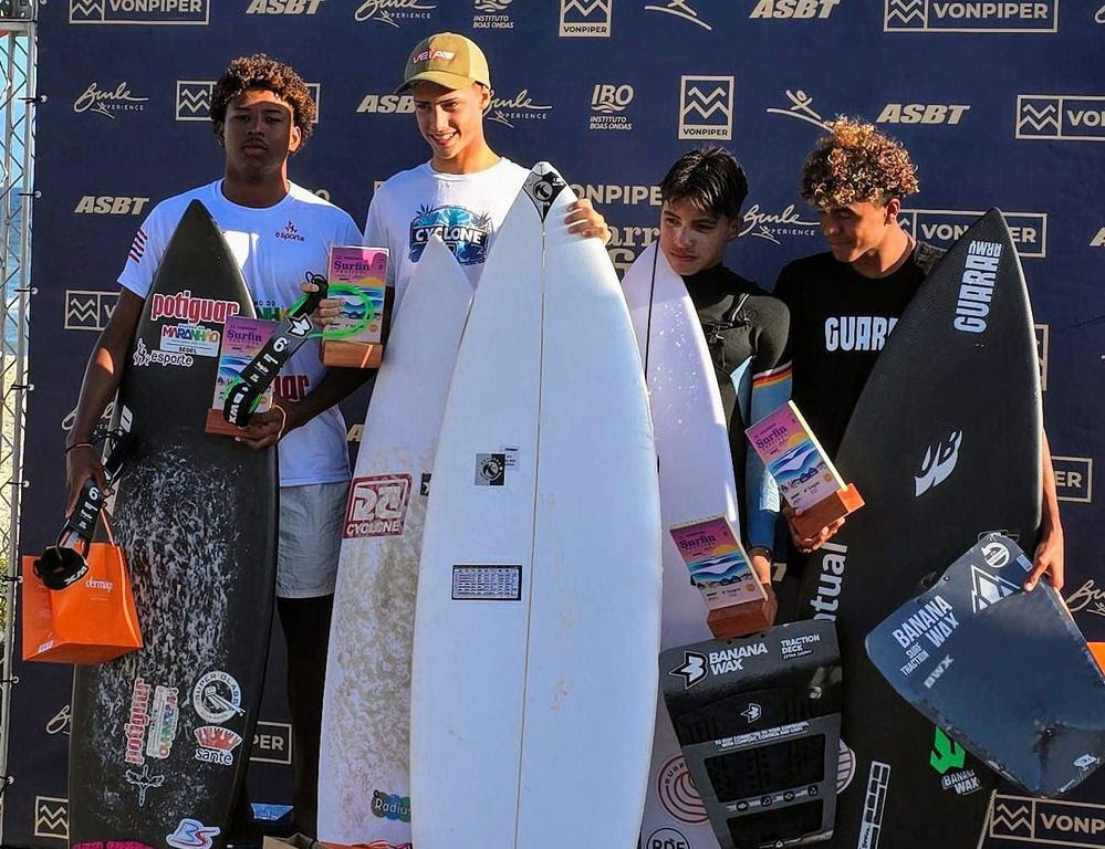 Surf: Kadu Pakinha é vice-campeão da última etapa do Circuito ASBT, no Rio de Janeiro