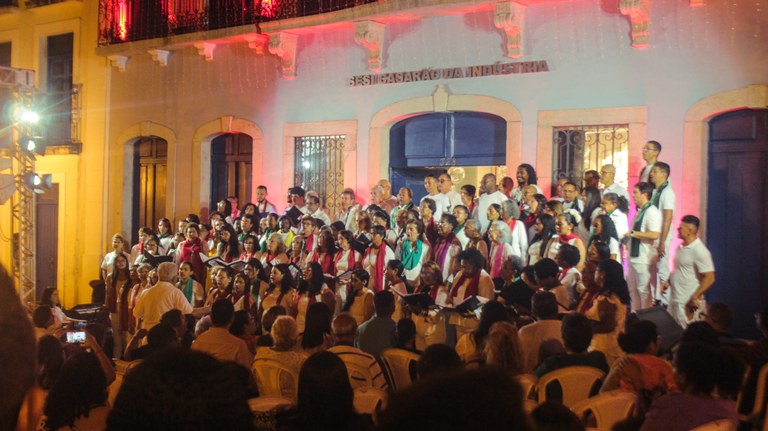 SESI Casarão da Indústria e UFMA promovem Cantata Natalina no Centro Histórico de São&nbsp;Luís