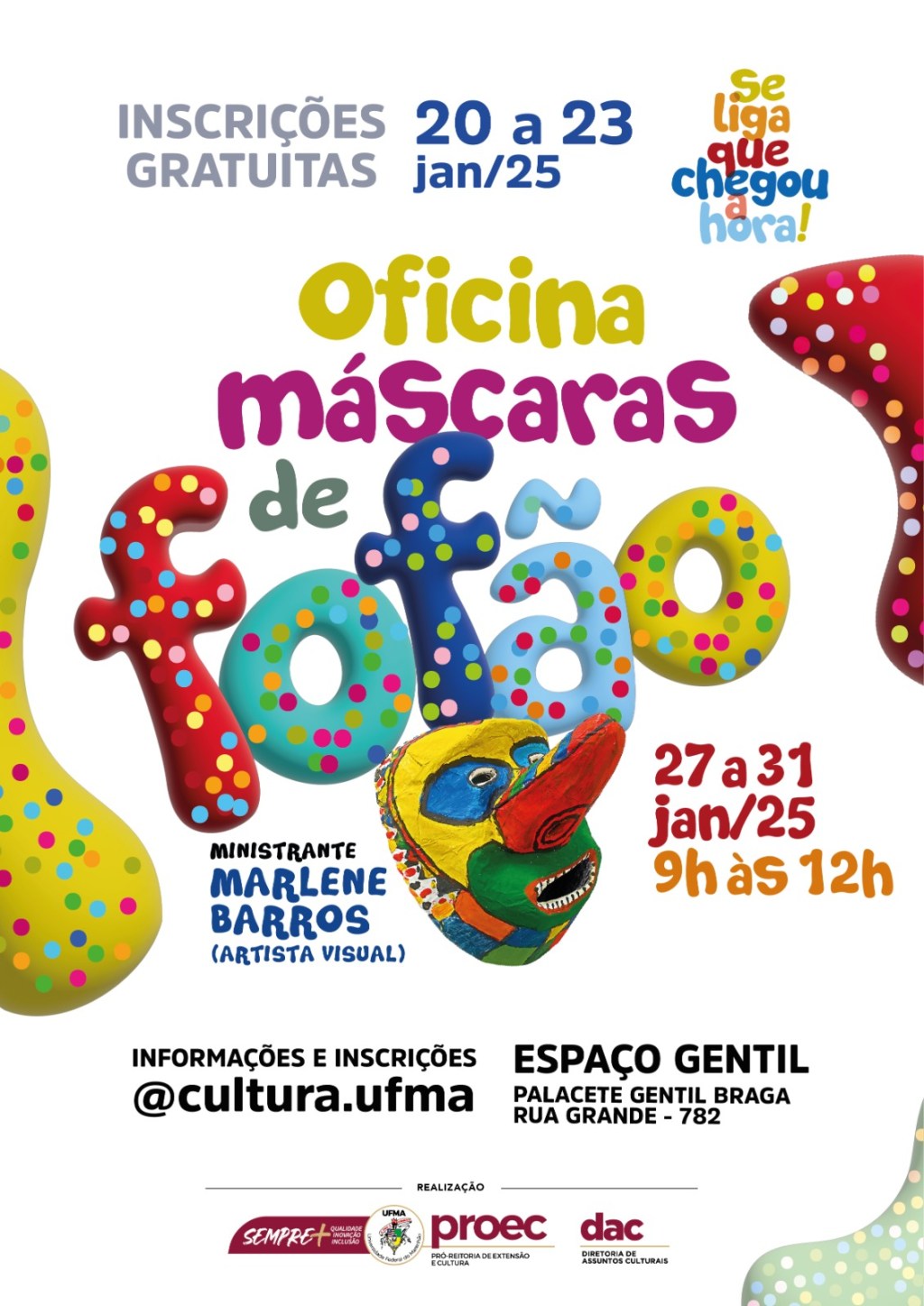 UFMA ANUNCIA A 8° OFICINA DE CONFECÇÃO DE MÁSCARAS DE&nbsp;FOFÃO
