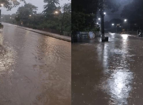 Chuva torrencial causa alagamentos e caos no trânsito na Grande São&nbsp;Luís