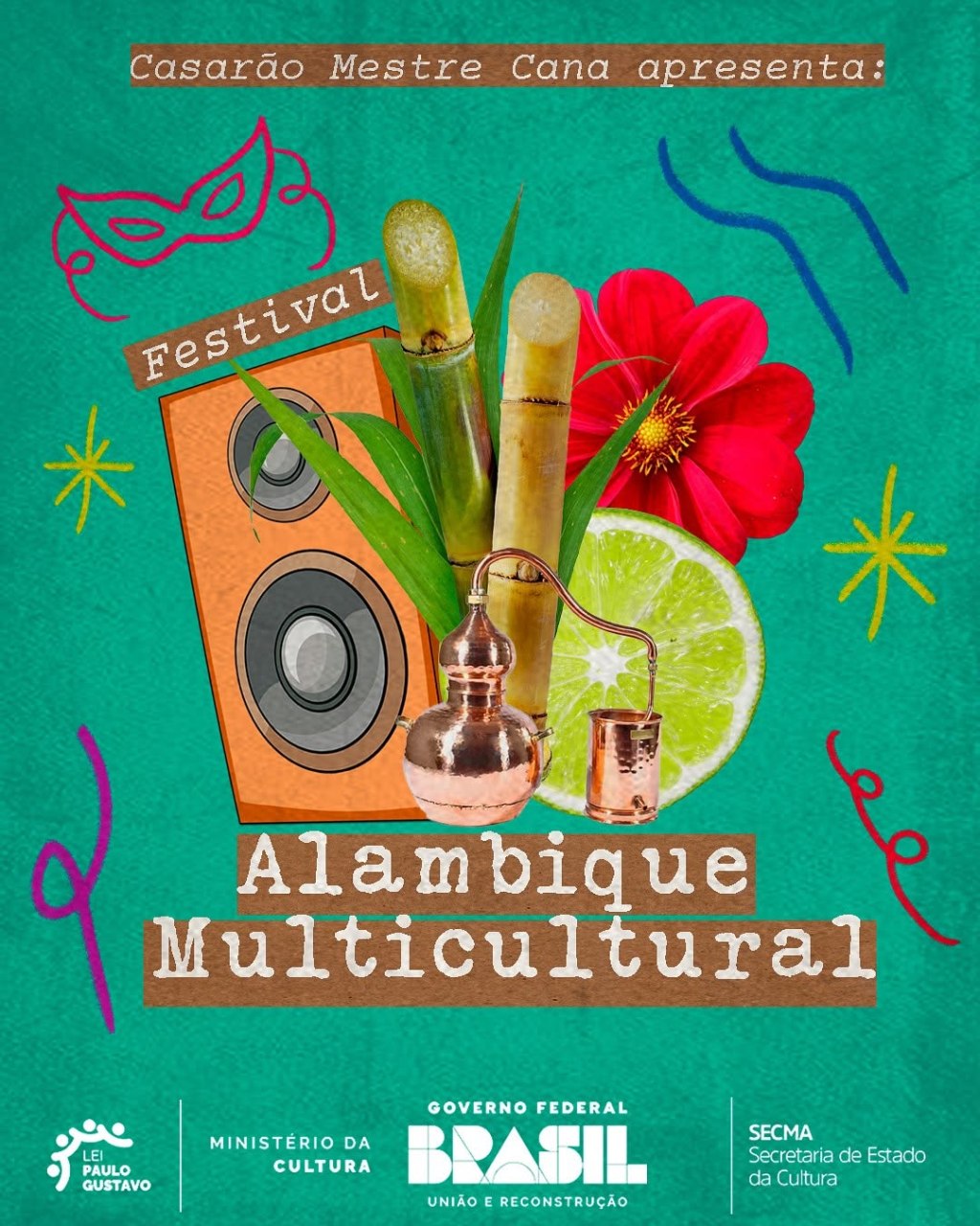 Festival Alambique Cultural começa neste domingo (2) em São Luís com a festa “Viva Psicodelia” 