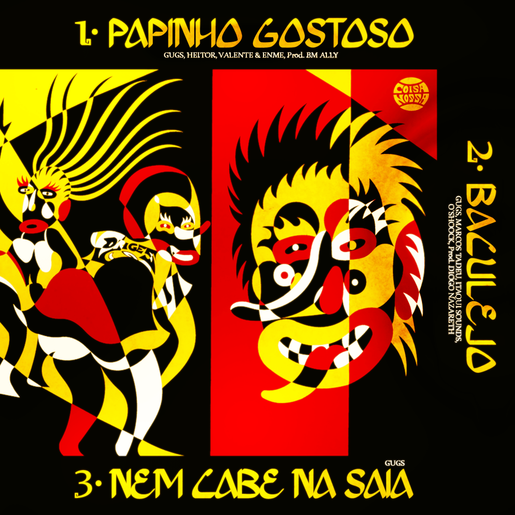 Gugs lança o EP Carnaval “Tega na Manteiga”, em colaboração com seu irmão Origes, artista visual que assina a&nbsp;capa