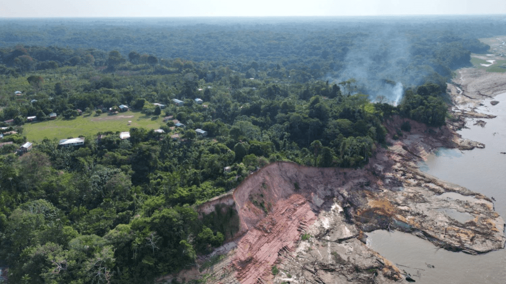 Milhares de ribeirinhos da Amazônia estão em situação de risco por erosão e assoreamento de&nbsp;rios