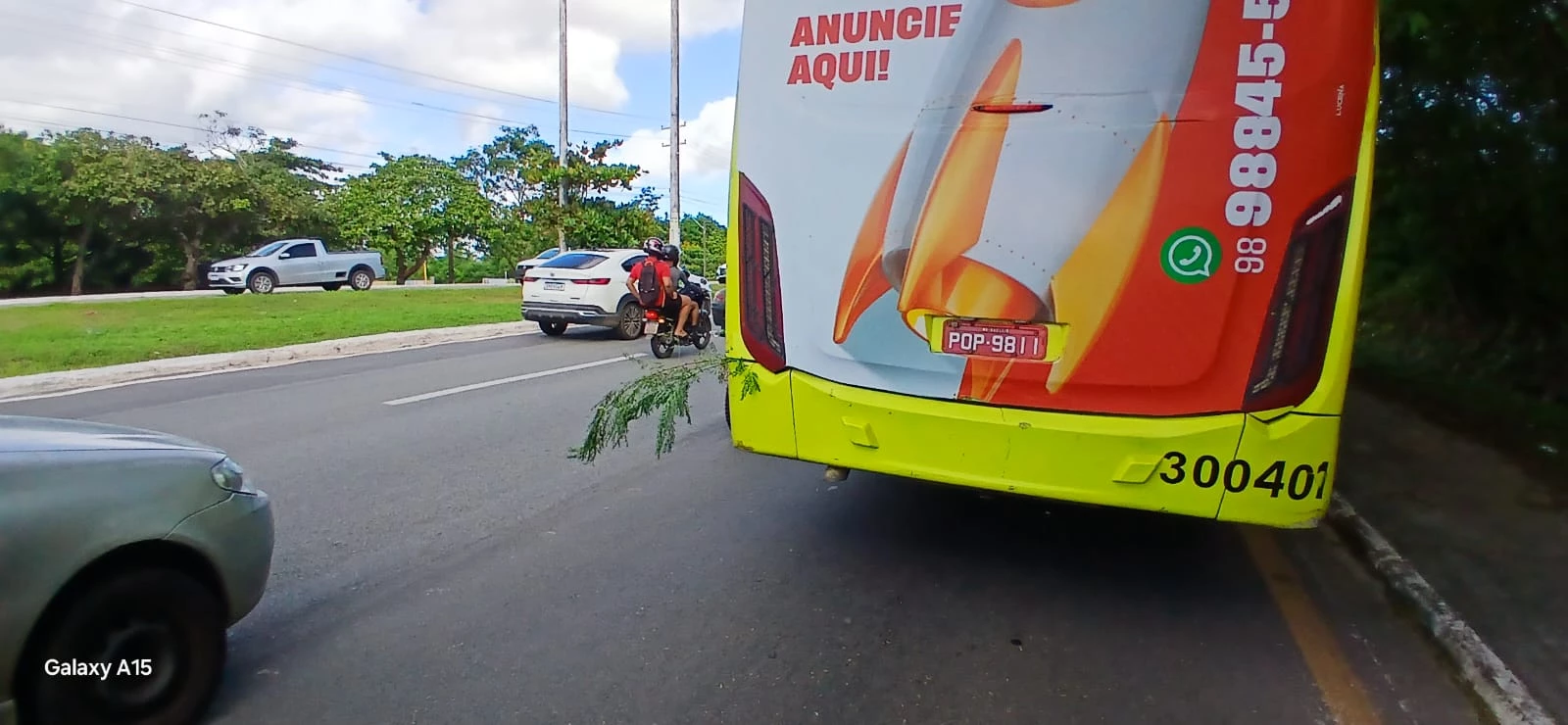 Ônibus quebra e causa congestionamento no bairro Angelim em São Luís