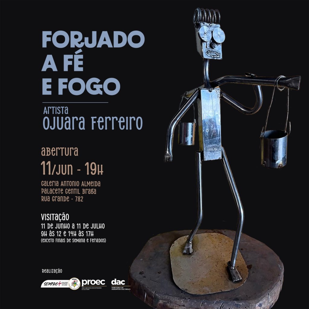 “Forjado a Fé e Fogo”: exposição transforma sucata em memória, resistência e arte&nbsp;popular