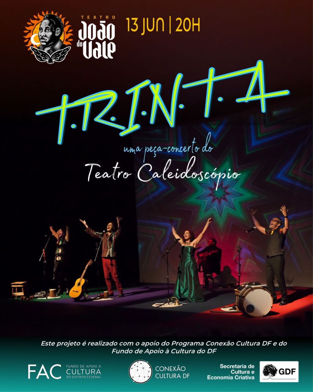 Teatro Caleidoscópio comemora 30 anos com&nbsp;peça-concerto