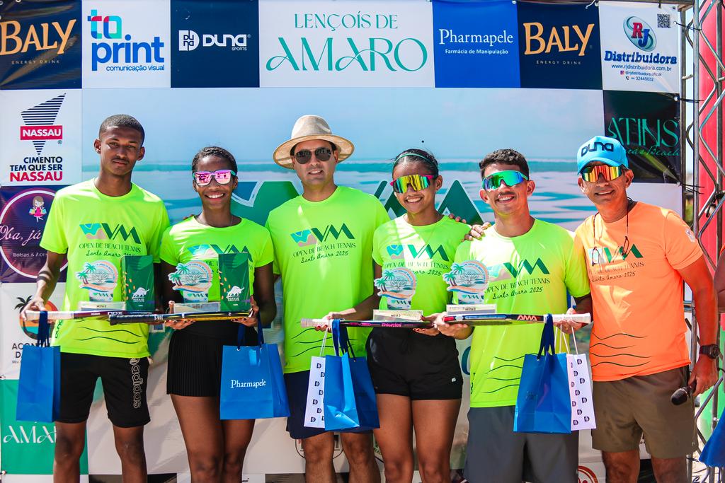 Beach Tennis: definidas as duplas vencedoras da 8ª etapa do Maranhense Oficial, em Santo&nbsp;Amaro