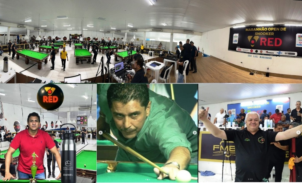 64 feras da sinuca nacional chegam, nesta semana, para o 3⁰ Maranhão Open de Snooker&nbsp;Six
