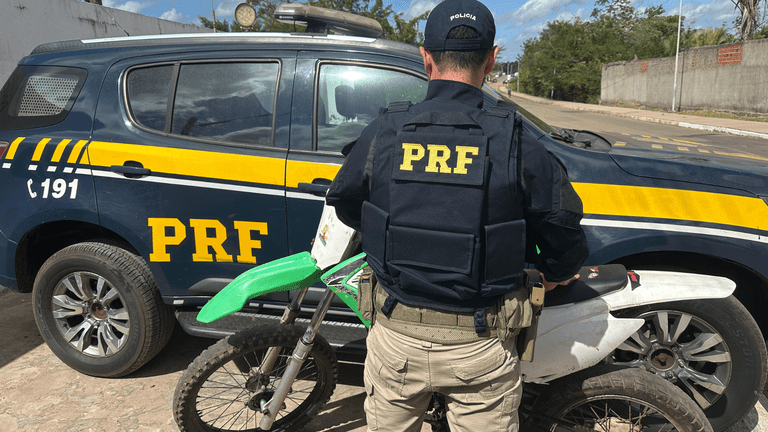 PRF recupera motocicleta adulterada em Bacabeira&nbsp;(MA)