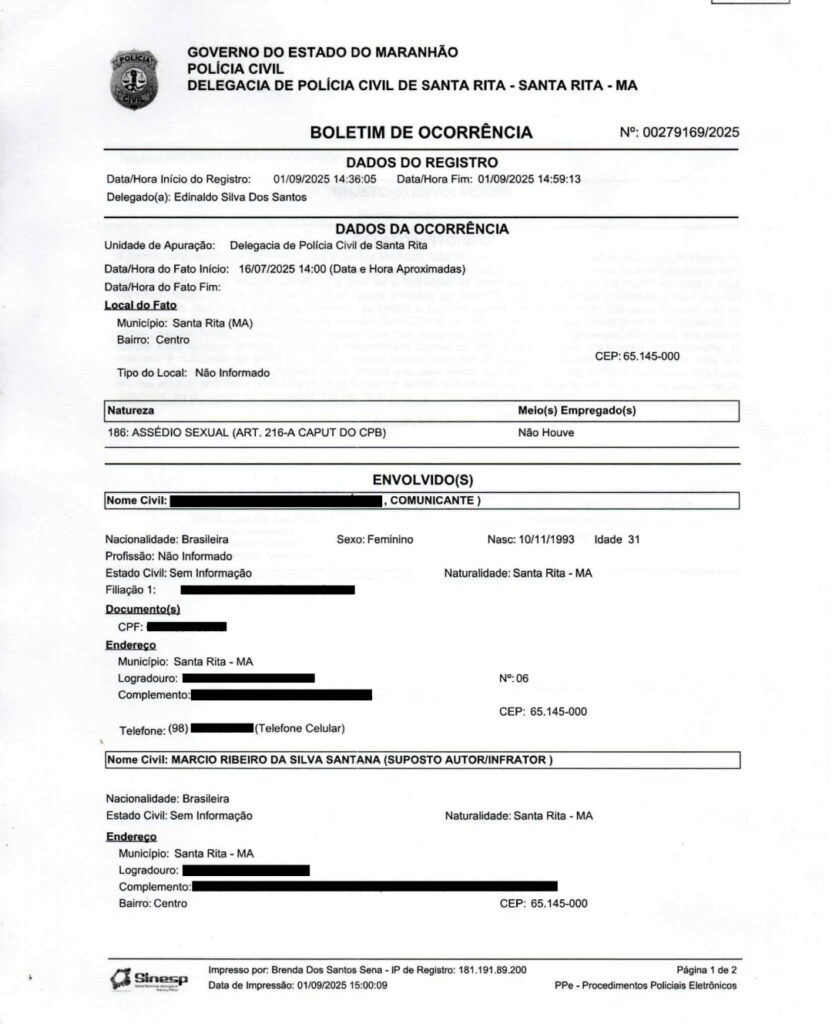 Secretário de Habitação de Santa Rita é acusado de assédio sexual e&nbsp;ameaças