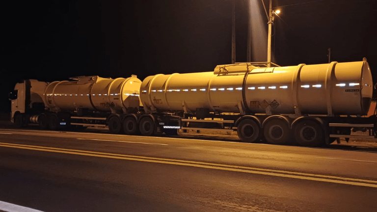 Comboio com 61 mil litros de etanol é flagrado com série de irregularidades no&nbsp;MA