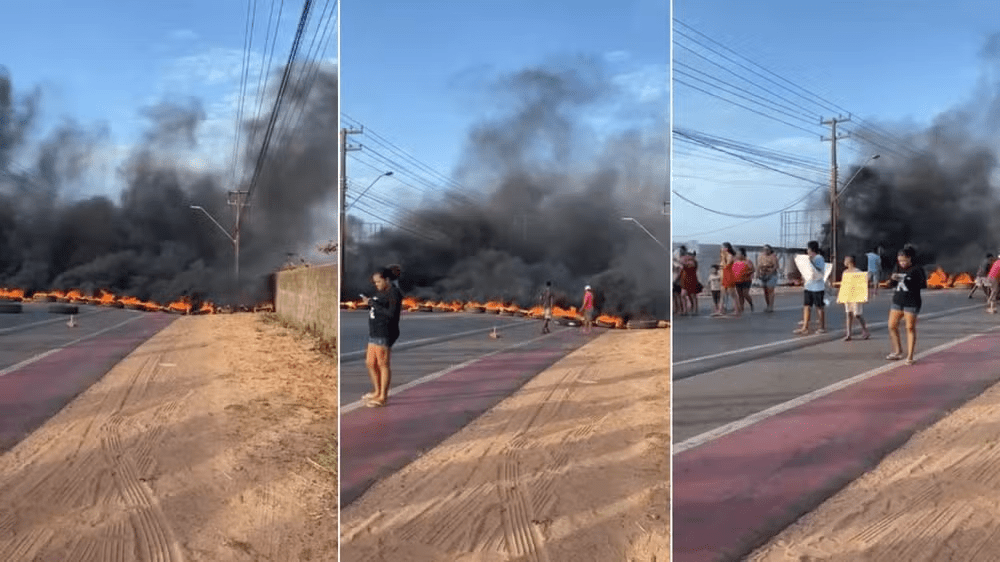 Moradores fecham rodovia em protesto por infraestrutura na Grande São&nbsp;Luís