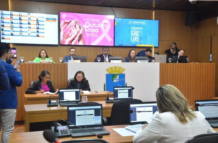 Câmara de São Luís aprova leis sobre saúde, esporte e bem-estar