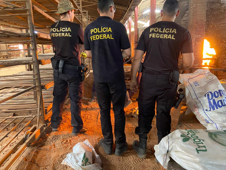 Polícia Federal incinera 420 quilos de maconha apreendidos no Maranhão