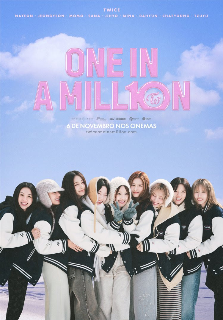 ‘ONE IN A MILLION’, DOCUMENTÁRIO QUE REVISITA A TRAJETÓRIA DO GRUPO TWICE, CHEGA AOS CINEMAS EM 06 DE&nbsp;NOVEMBRO