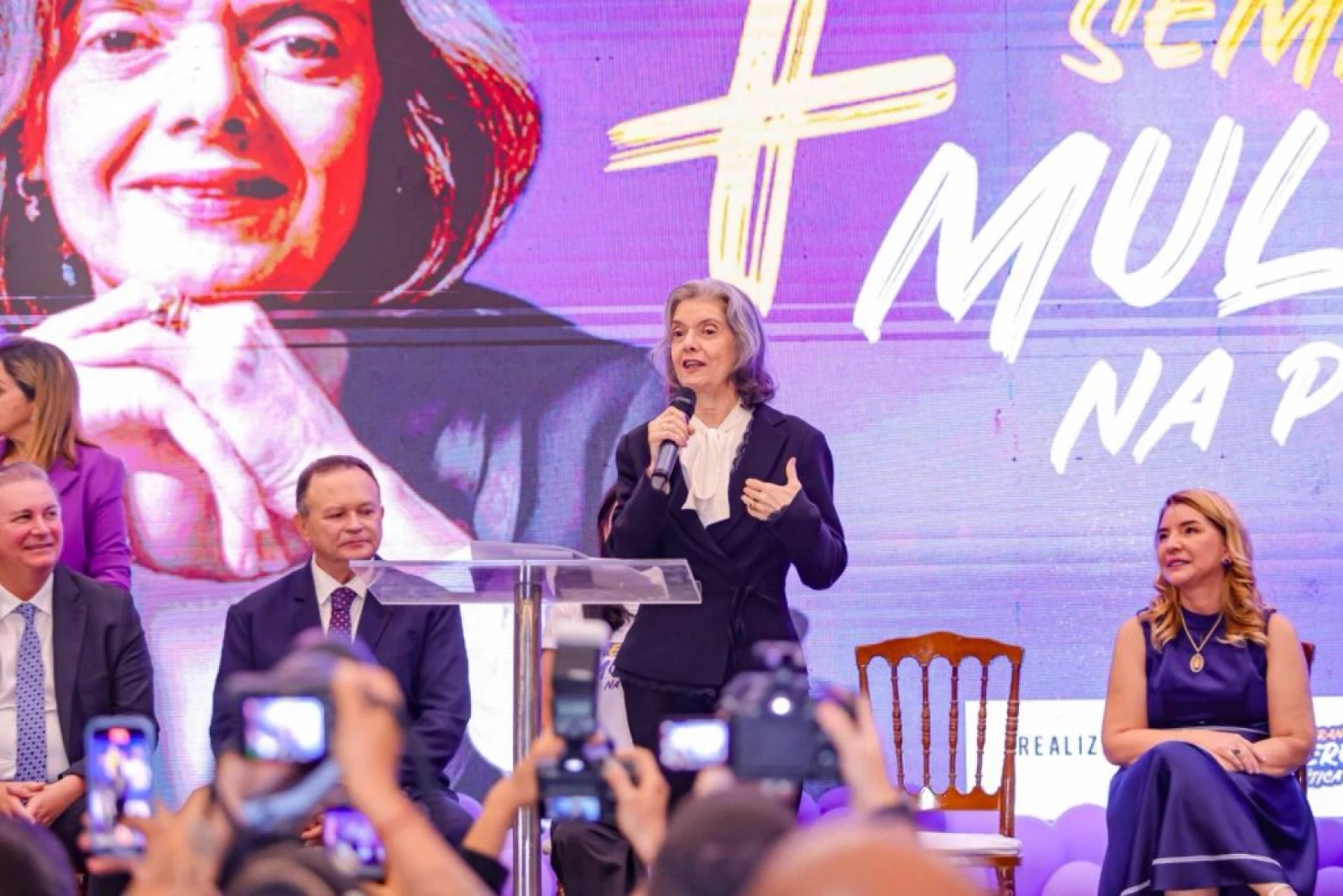 em São Luís, Ministra Cármem Lúcia defende maior espaço para mulheres na política