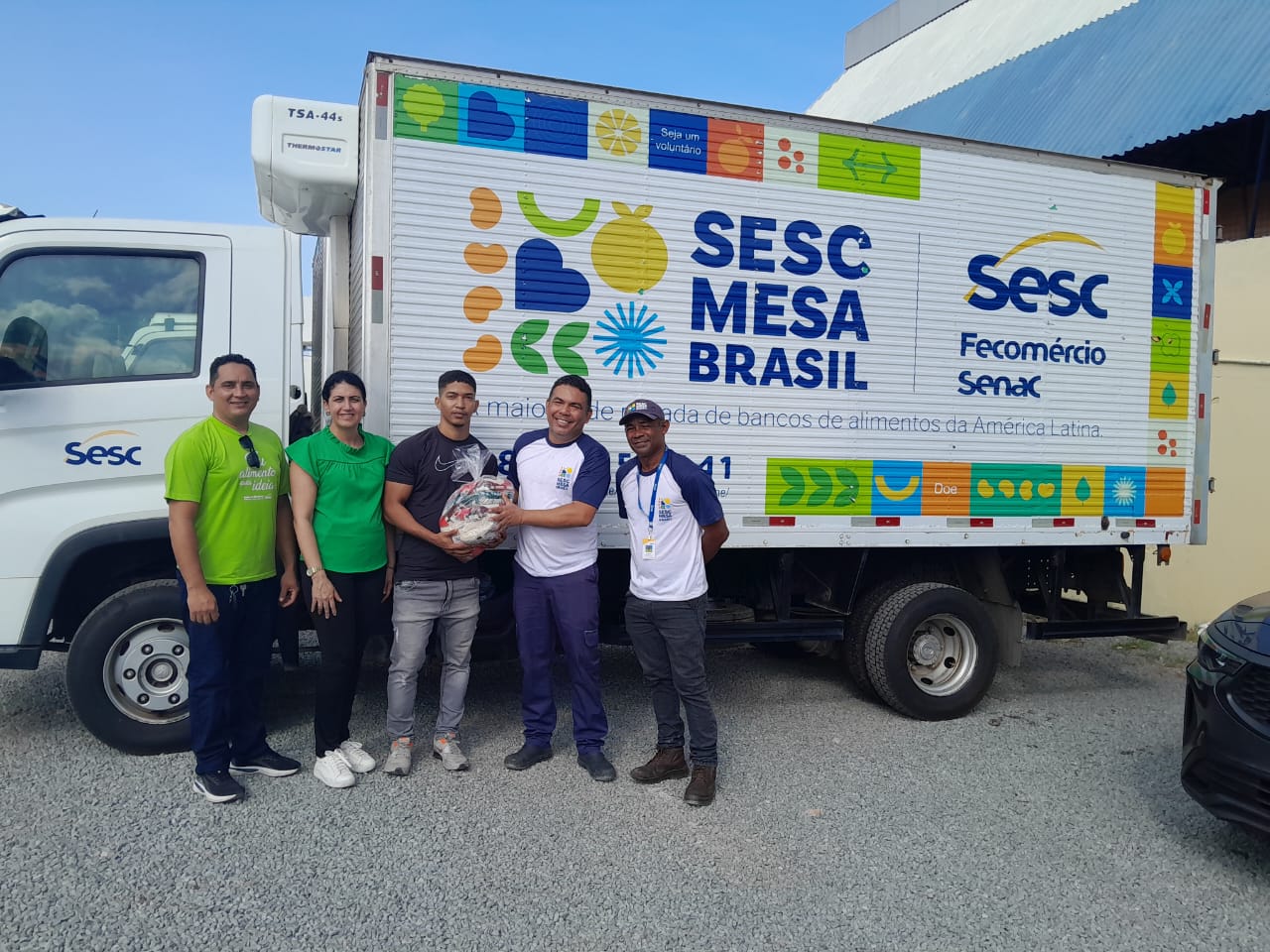 Sesc Mesa Brasil entrega mais de 6 toneladas de alimentos arrecadados no Aniversário do Sesc Maranhão