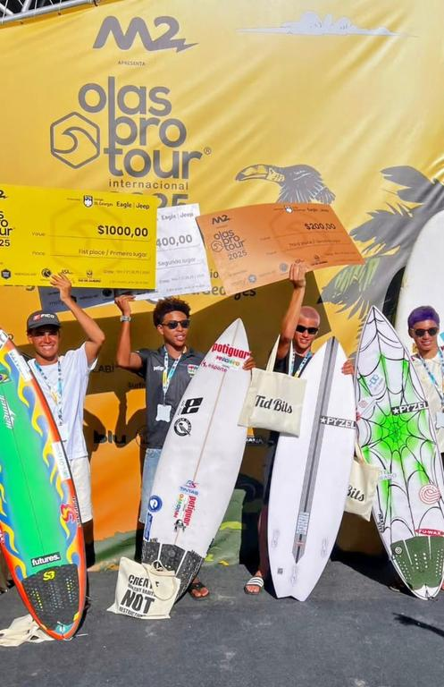 Kadu Pakinha é vice-campeão em etapa do Circuito Latino-Americano de&nbsp;Surf