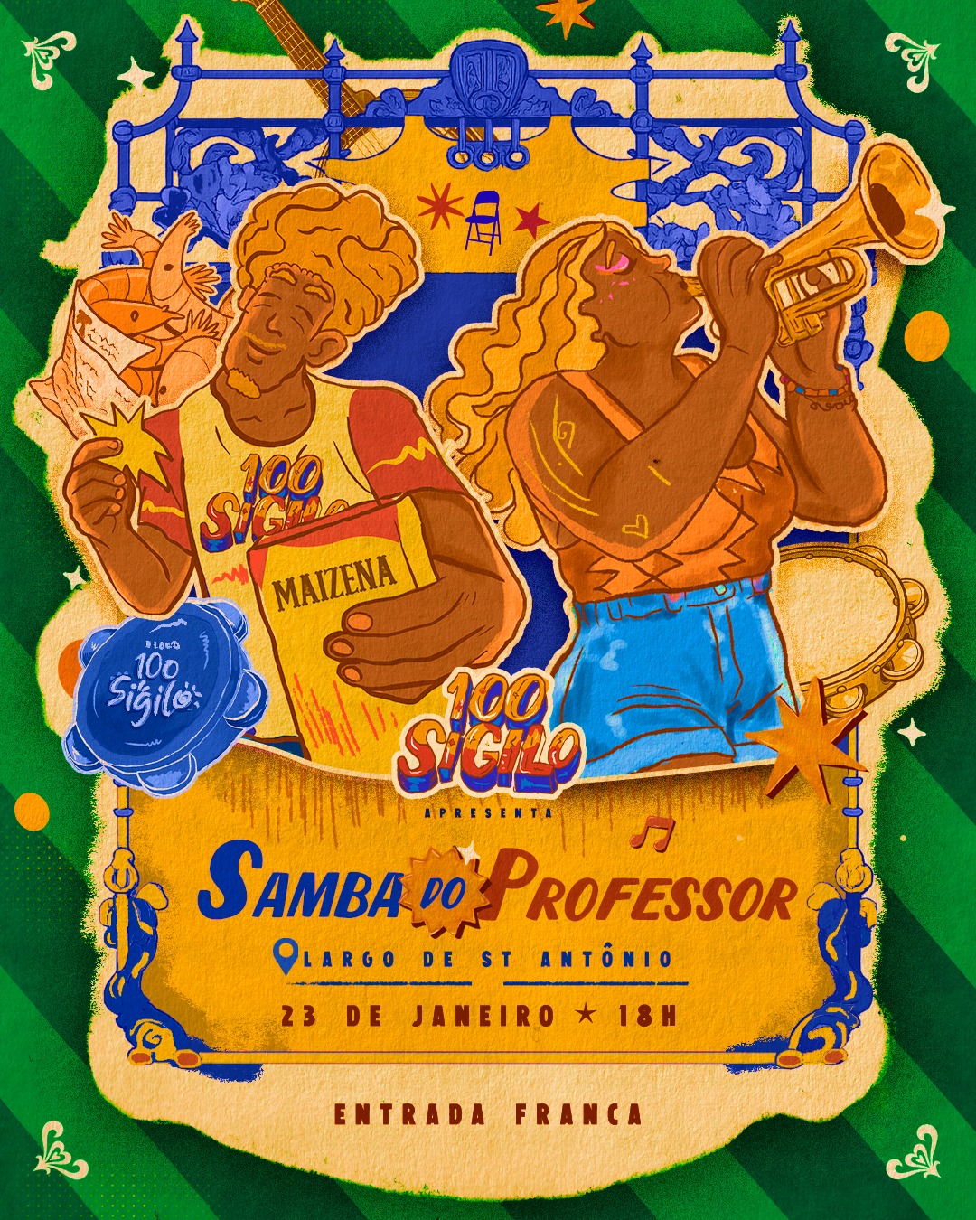 Samba do Professor e Bloco 100 Sigilo se encontram em edição especial de&nbsp;Carnaval