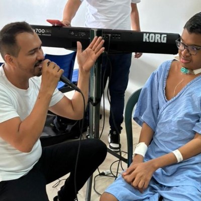 Projeto do HU-UFMA usa música como terapia e emociona jovem&nbsp;paciente