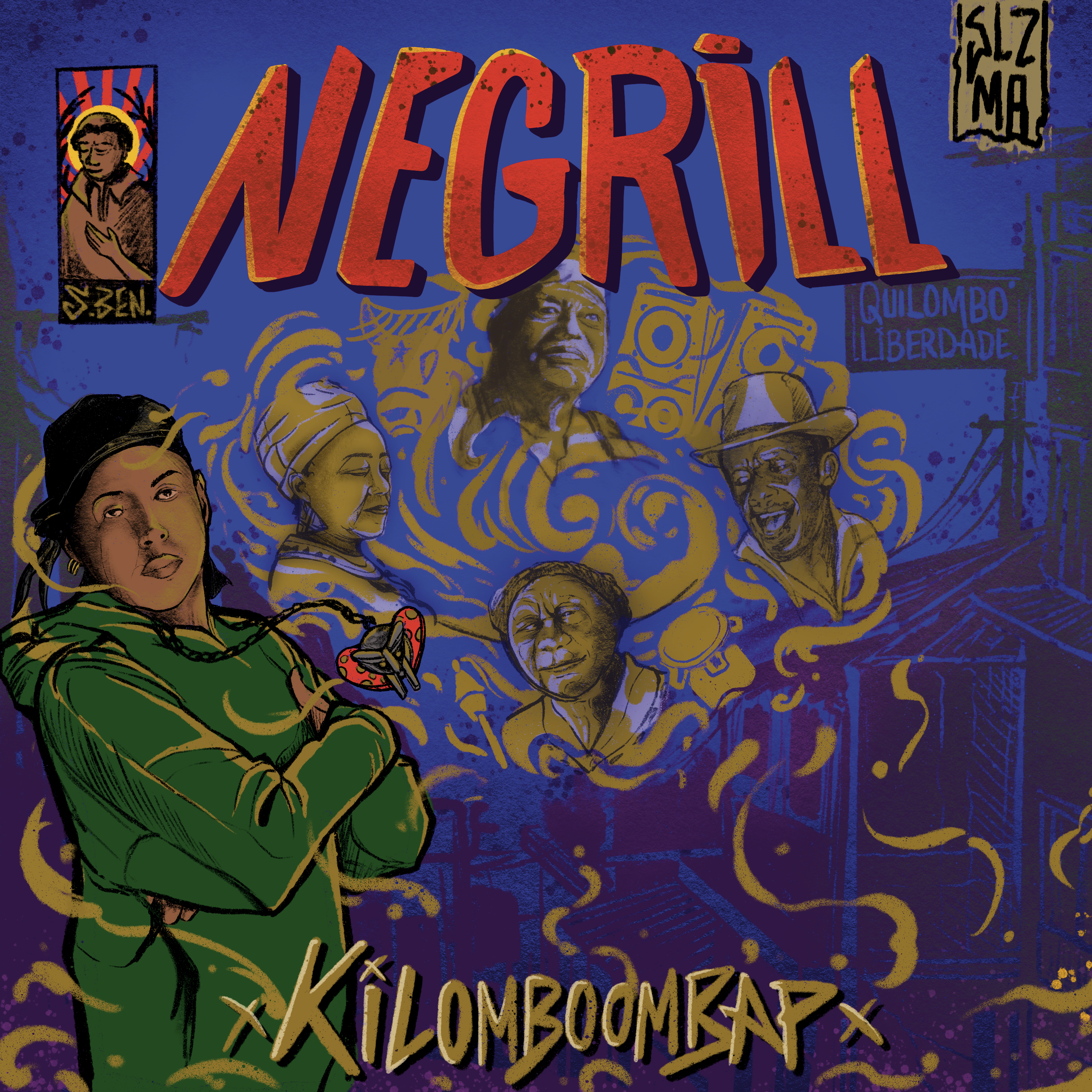 KILOMBOOMBAP: O manifesto rítmico de Negrill que conecta o sagrado do tambor à batida dos ritmos&nbsp;urbanos