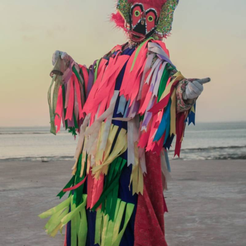 Exposição transforma Cazumba do bumba meu boi em zona autônoma da arte no&nbsp;Maranhão