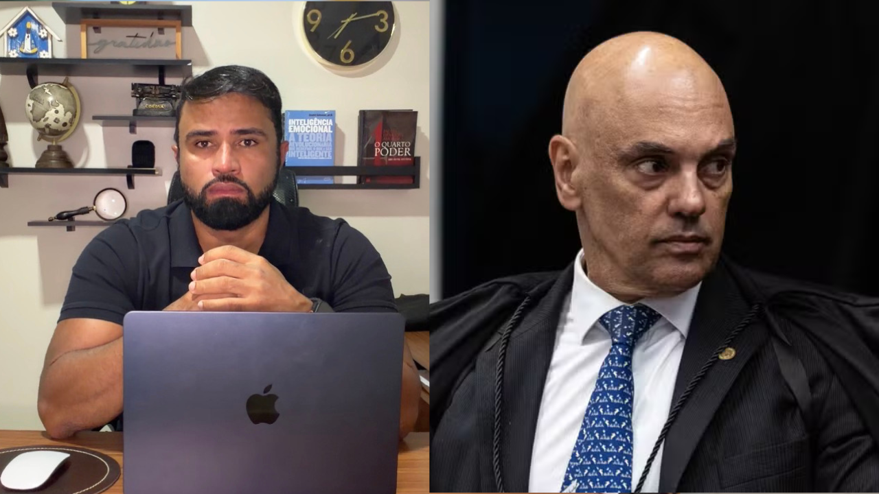 Relatório da PF contradiz Moraes e afirma que blogueiro não cometeu crime apontado pelo ministro